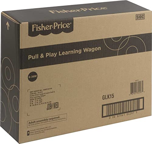 Fisher-Price Laugh & Learn Pull & Play - Carro de Aprendizaje