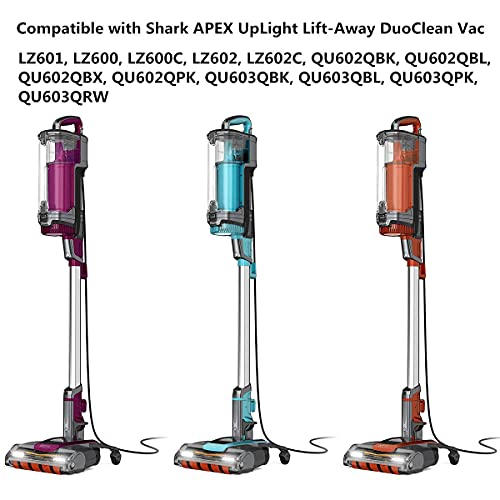 Bsnuo - Cepillos suaves compatibles con aspiradoras Shark LZ600 LZ601 LZ602 LZ602C APEX UpLight Lift-Away DuoClean