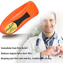 Talón de fascitis plantar, espolones óseos, protectores de alivio del dolor