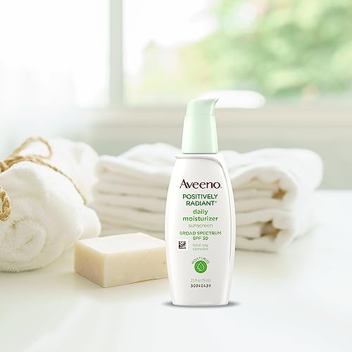 Aveeno Active Naturals Positively Radiant Daily Moisturizer, SPF 30, 2.5 Ounce