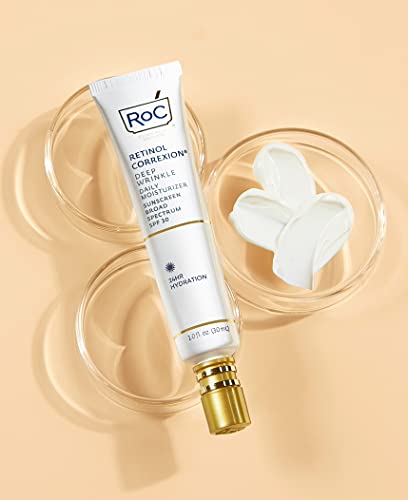 ROC Retinol Correxion Deep Wrinkle Daily Moisturizer With Sunscreen Broad Spectrum SPF 30 30ml