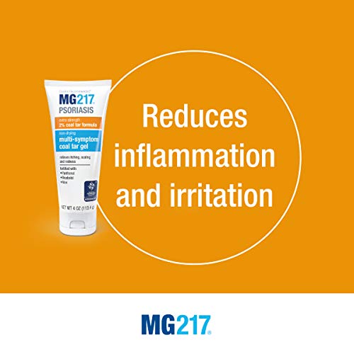 MG217 Psoriasis Non-Drying Multi-Symptom 2% Coal Tar Gel - 4 oz Tube
