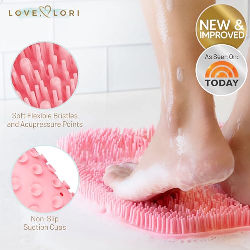 LOVE, LORI Foot Scrubber for Use in Shower