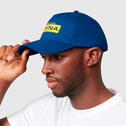 Fuel For Fans Ayrton Senna Logo Gorra de béisbol - Azul Marino/Verde, Azul Marino, Talla única