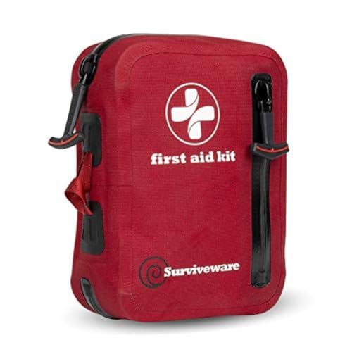 Surviveware Kit de primeros auxilios impermeable pequeño