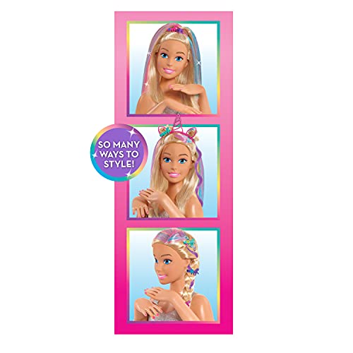 Barbie - Cabeza de para peinar, Cabello Rubio