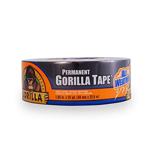 Gorilla Cinta adhesiva impermeable para todo tipo de clima, resistente a los rayos UV y a la temperatura