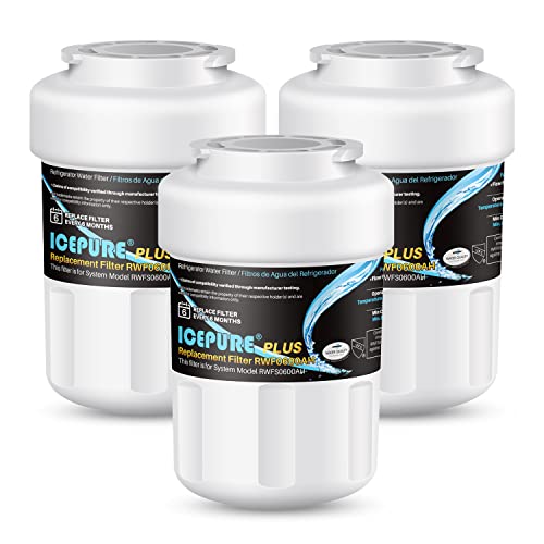 ICEPURE 3X GE Smart Water Filter for MWF GWF MWFP WF287 HWF Replacement