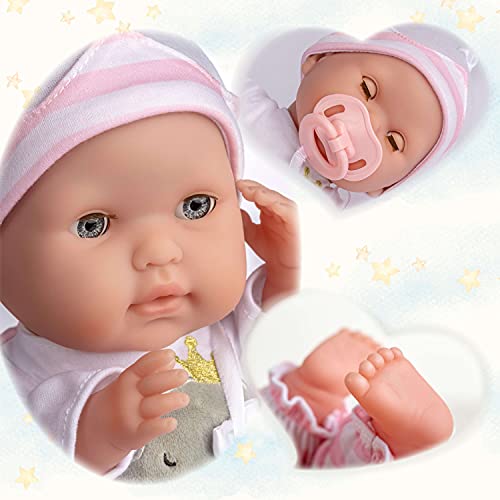JC Toys Berenguer Boutique - Muñeca de bebé (38,1 cm), Color Rosa