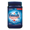 Finish Powerball Max-in-1 Detergente automático para lavaplatos, 117 ct. Peso neto 74,1 onzas, 74,1 onzas