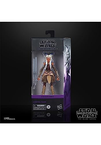 Star Wars The Black Series - Figura de Ahsoka Tano a Escala de 15 cm Rebels - Edad: 4+