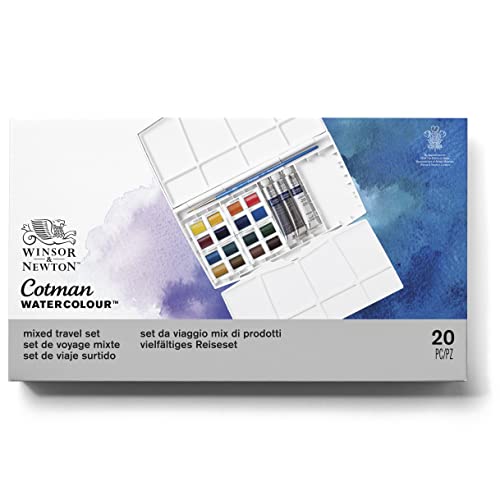 Winsor & Newton 390375 Est Cot Plus 375 C/16 Med, 3 Tubos, 1 Pinc