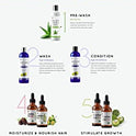 Castor Oil (4oz), USDA Certified Organic, 100% Pure, Cold Pressed, Hexane Free by Kate Blanc. Stimulate Growth for Eyelashes, Eyebrows, Hair. Skin Moisturizer & Oil Cleanse. FREE Starter Kit