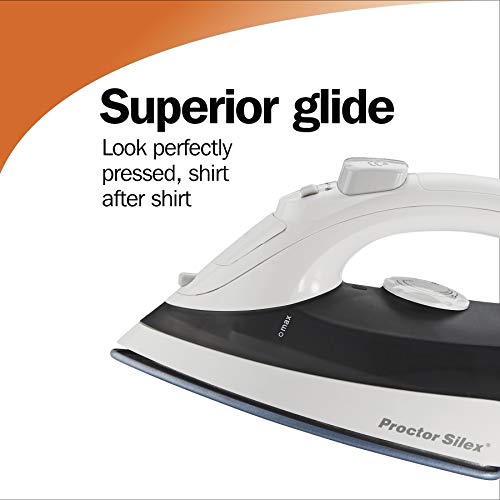 Proctor Silex Plancha de Vapor Antiadherente de cerámica electrónica