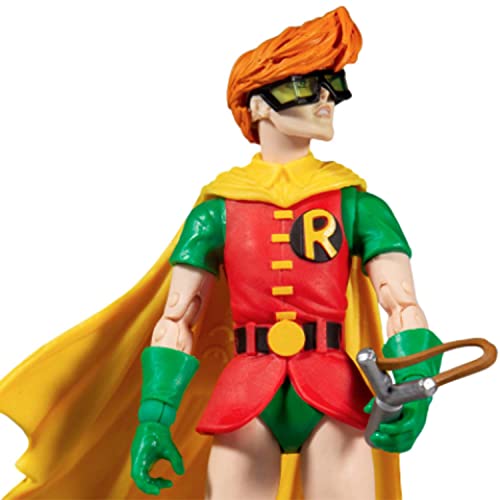 McFarlane Toys DC Multiverse The Dark Knight Devuelve Robin Figura de acción de 7 Pulgadas con Piezas de Caballo Build-A y Accesorios (el Estilo de la Figura Puede Variar)