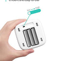 Eufy Lumi - Luz nocturna adhesiva de segunda generación LED blanca cálida, sensor de movimiento, recámara, baño, cocina, pasillo, escaleras, eficiencia energética, compacto, paquete de 3