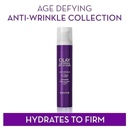 Olay Age Defying 2-In-1 Anti-Wrinkle Day Cream + Serum 1.7 Fl Oz
