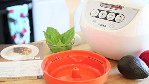 Tiger Corporation JBV-A10U Micom - Arrocerera y calentador de 5,5 tazas con funciones 3 en 1