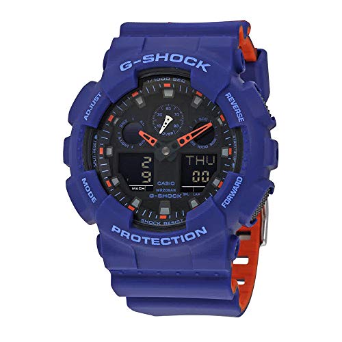 Casio 'G Shock' - Reloj casual de resina y cuarzo, para hombre, multicolor (modelo: GA-100L-2ACR)