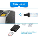 LANMU Adaptador de cable de extensión de tarjeta micro SD a SD, extensor flexible compatible con Ender 3 Pro/Ender 3/Ender 3 V2/Ender 5/Monoprice Mini impresora 3D/Anet A8 3D/Raspberry Pi/GPS (18.9 pulgadas)