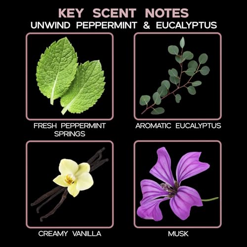 LOVSPA: Juego de Velas sin Mimbre para difusores de Varillas con Fragancia para el hogar y ambientador de Aire, Gran Idea de Regalo para mamá, Abuela, Nana, papá o tía