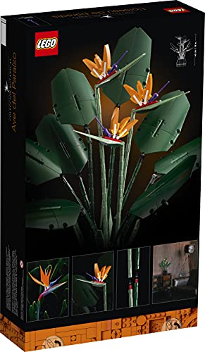 LEGO® Icons 10289 Ave del Paraíso, Planta Artificial Decorativa, Bloques de Construcción para Adultos, Idea Regalo San Valentín, Decoración Hogar y u Oficina (1173 Piezas)