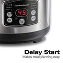 Hamilton Beach 37548 Rice & Hot Cereal Cooker, Stainless Steel