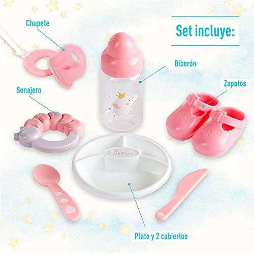 JC Toys Berenguer Boutique - Muñeca de bebé (38,1 cm), Color Rosa