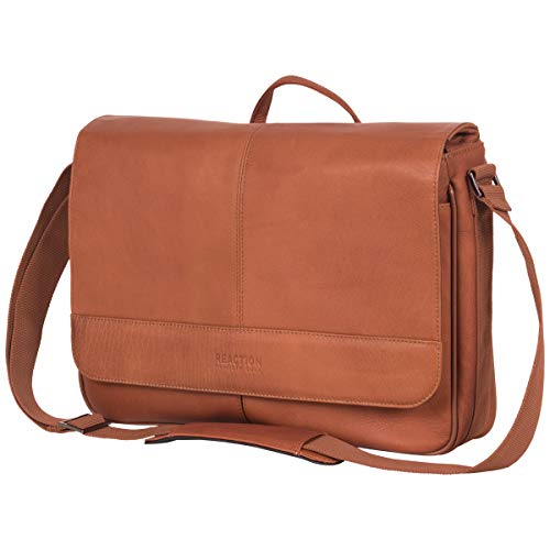 Kenneth Cole Risky Business Messenger Bag, Dark Brown, One Size