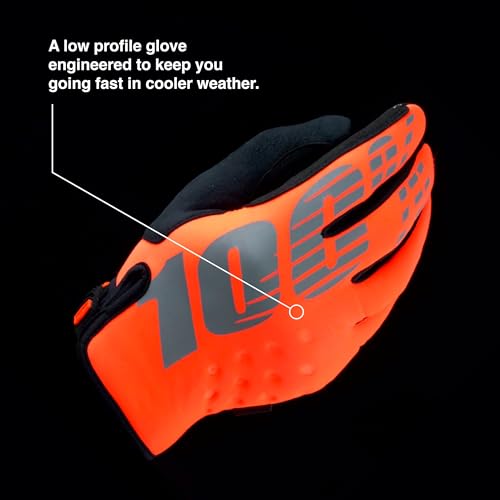 100% Brisker - Guantes para motocross y bicicleta de montaña