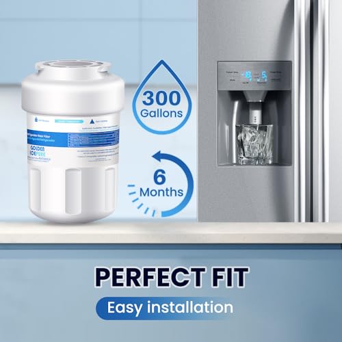 dorado Icepure MWF filtro de agua compatible con GE MWF