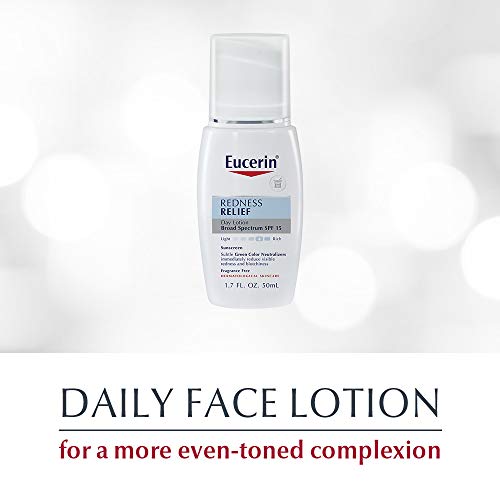 Home Comforts Eucerin Enrojecimiento Socorro Daily Perfecting Loción Amplio Espectro SPF 15 1,7 Onza