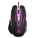 Mars Gaming MM216 ratone USB Óptico 5000 dpi Mano Derecha Negro - Ratón (Mano Derecha, Óptico, USB, 5000 dpi, 135 g, Negro)