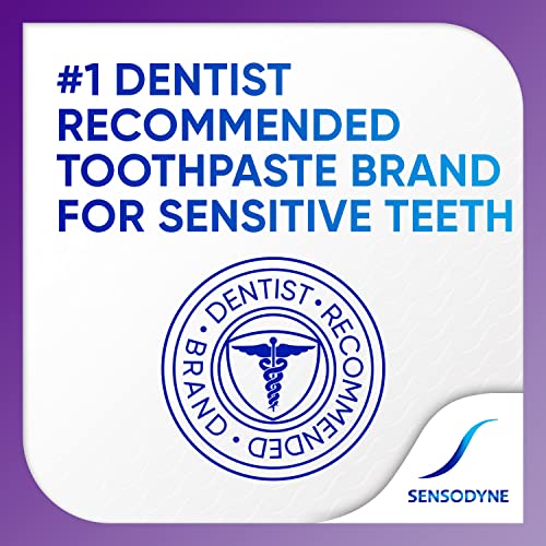 Sensodyne - Pasta de dientes de sensibilidad de alivio rápido para dientes sensibles