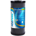 ICEPURE - Filtro de agua de carbón activado para sedimentos de 10 x 4.5 pulgadas, 1 micra compatible con Dupont WFHDC8001, serie EPM, CB-BB-10, GE FXHTC, GXWH40L, GXWH35F, GNWH38S, CTO10BB