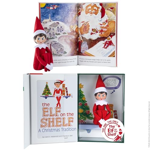 The Elf On The Shelf Tradición Navideña - Libro y Elfo Niña Inglés