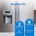 Icepure rwf0700 a Filtro de agua para nevera compatible con Samsung DA2900020B, da2900020 a