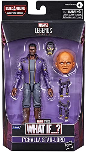 Hasbro Marvel Legends Series - Figura de T'Challa Star-Lord de 15 cm - con diseño Premium, 3 Accesorios y 1 Pieza de Figura para armar