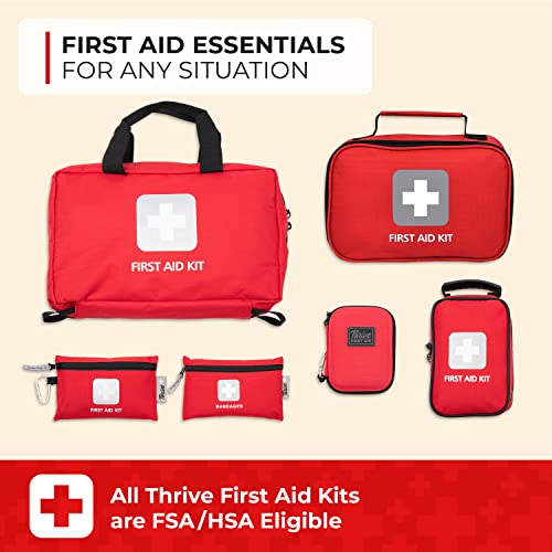 Kit de primeros auxilios – Equipado con suministros médicos para emergencias, supervivencia, senderismo, mochilero, camping, viajes, coche y ciclismo. Prepárate en casa y en el trabajo