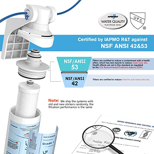 Frizzlife Sistema de acondicionador de agua para debajo del fregadero