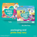 Pampers Easy Ups Training Pants Pull On Disposable Diapers for Girls, Size 5 (3T-4T), 124 Count, ONE MONTH SUPPLY