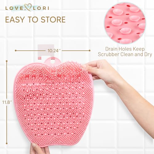 LOVE, LORI Foot Scrubber for Use in Shower
