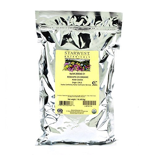 Starwest Botanicals Organic Rosehips C/s Seedless