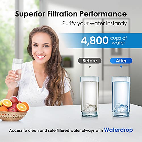 Waterdrop Repuestos para LG LT600P, LG 5231ja2006 a Filtro