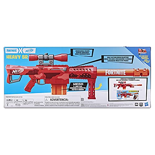 Nerf Fortnite Heavy SR Blaster, más Largo Fortnite Blaster Ever