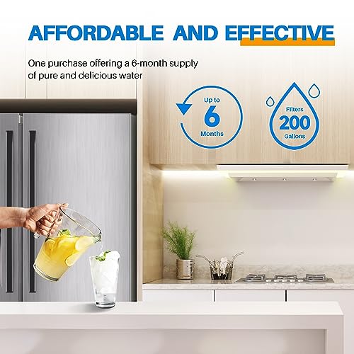 pureplus pp-rwf1200 a Filtro de agua compatible con LT700P, lt700pc, ADQ36006101, adq36006101-s, adq36006101s, ADQ36006102, ADQ36006102-S, adq36006102s, Kenmore 469690