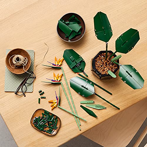 LEGO® Icons 10289 Ave del Paraíso, Planta Artificial Decorativa, Bloques de Construcción para Adultos, Idea Regalo San Valentín, Decoración Hogar y u Oficina (1173 Piezas)