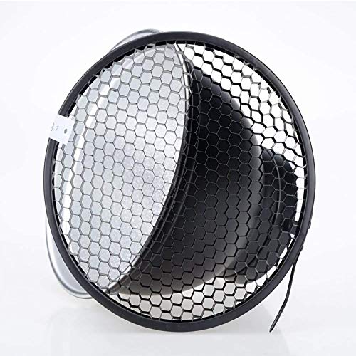 Godox Reflector estándar de 7 pulgadas/18 cm difusor con 20/40/60 Grados Panal de Abeja Rejilla para Bowens Mount Studio luz estroboscópica Flash