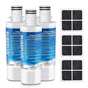 PUREPLUS ADQ747935 - Repuesto para LG LT1000P LT1000 Kenmore Elite 9980 LT1000PC, MDJ64844601 ADQ74793501, LMXS28626S, LFXS26973S, LT120F Filtro de agua y aire para nevera, ModelModelModelModelModelModelModelModel4700AC