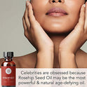 Rosehip Seed Oil, Cold Pressed & 100% Pure Rosehip Oil for Face, Nails, Skin, and Body by Pure Body Naturals, 1 Fl. Ounce